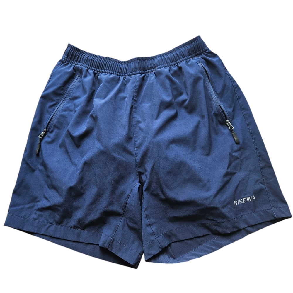 BIKEWA Men Mountain Bike 3D Padded Loose-Fit Blue Short. M